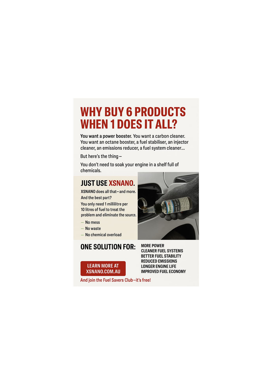 Why buy 6 engine products when 1 product does it all?