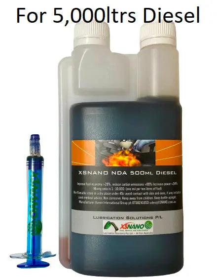 XSNANO NDA 500ml Diesel Fuel Additive for 5,000 ltrs of Diesel - BiTron Australia