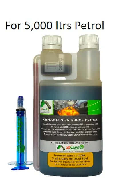 XSNANO NGA 500ml Petrol Fuel Additive for 5,000 ltrs of Petrol - BiTron Australia