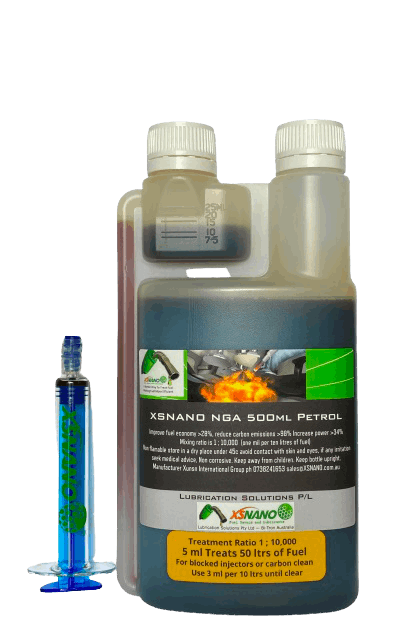 XSNANO Petrol Fuel-Saving Additive Sizes 500ml